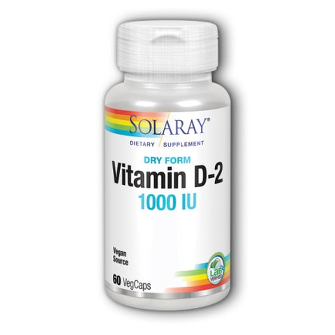 Solaray, Dry D, 1,000 IU, 60 Caps