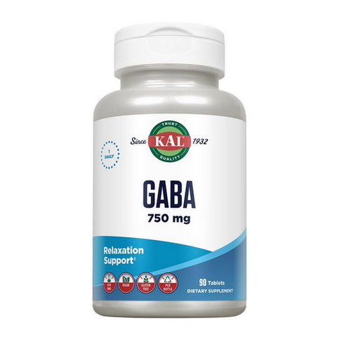 Kal, GABA, 750 mg, 90 Tabs