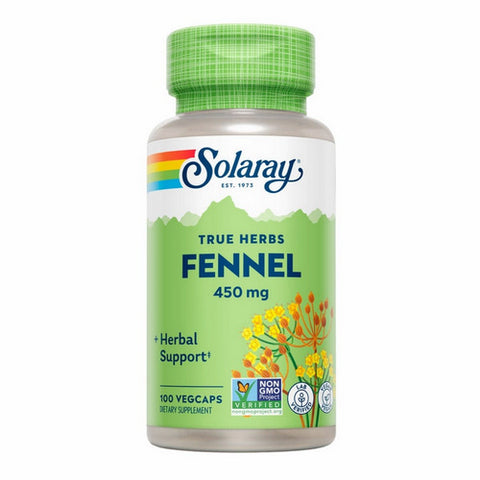 Solaray, Fennel, 450 mg, 100 Caps