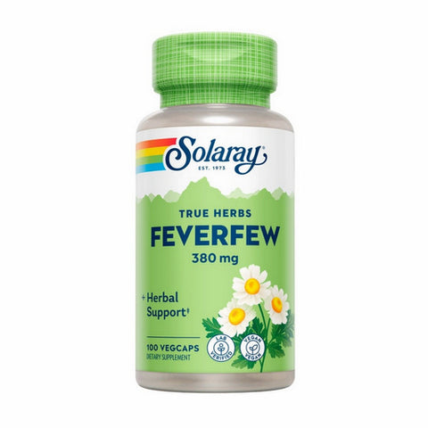 Solaray, Feverfew, 380 mg, 100 Caps