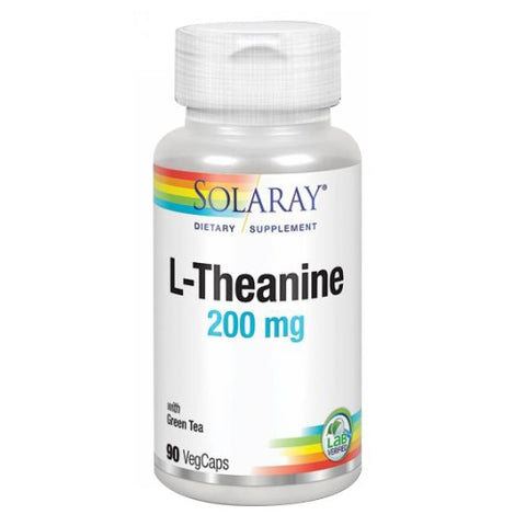 Solaray, L-Theanine, 200 mg, 90 Caps