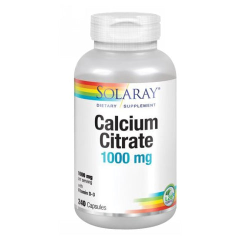 Solaray, Calcium Citrate, 240 Caps