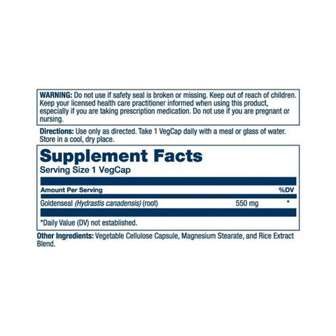 Solaray, Goldenseal, 550 mg, 50 Caps