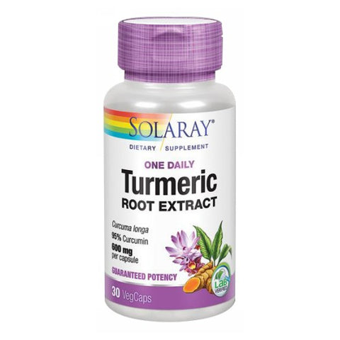 Solaray, Turmeric One Daily, 30 Caps