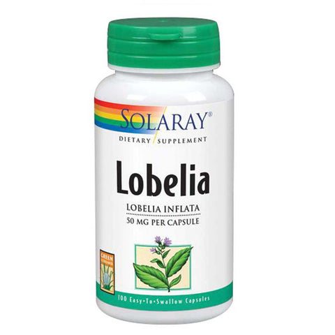 Solaray, Lobelia, 50 mg, 100 Caps