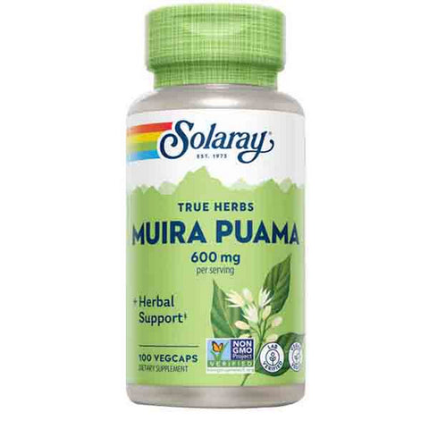 Solaray, Muira Puama, 600 mg, 100 Caps