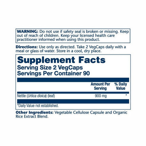 Solaray, Nettle, 450 mg, 180 Caps
