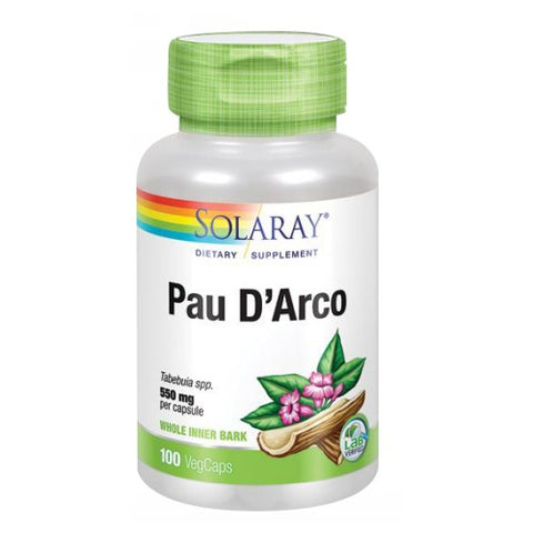 Solaray, Pau D'Arco, 510 mg, 100 Caps
