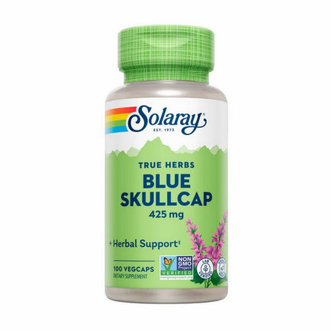 Solaray, Blue Skullcap, 425 mg, 100 Caps