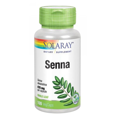 Solaray, Senna, 100 Caps
