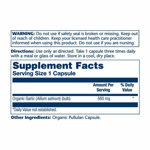 Solaray, Garlic, 100 Caps