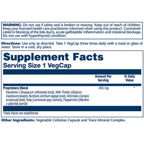 Solaray, Liver Blend SP-13, 100 Caps