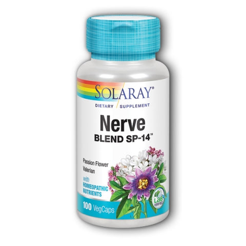 Solaray, Nerve Blend SP-14, 100 Caps