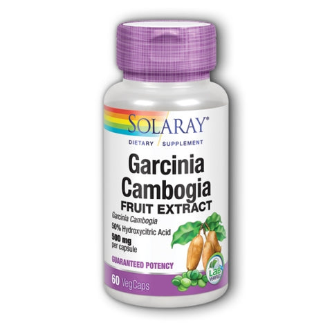 Solaray, Garcinia Cambogia Fruit Extract, 500 mg, 60 Caps