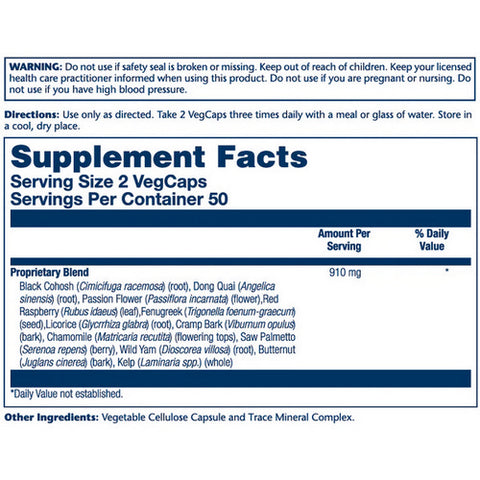 Solaray, Female Hormone Blend SP-7C, 100 Caps