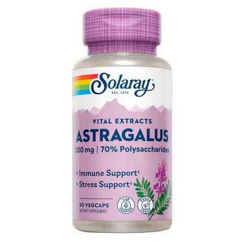 Solaray, Astragalus Root Extract, 200 mg, 30 Caps