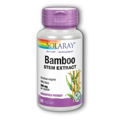 Solaray, Bamboo Stem Extract, 300 mg, 60 Caps