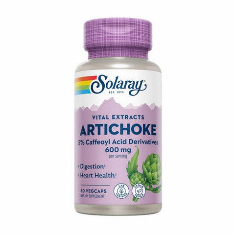 Solaray, Artichoke Leaf Extract, 60 Caps