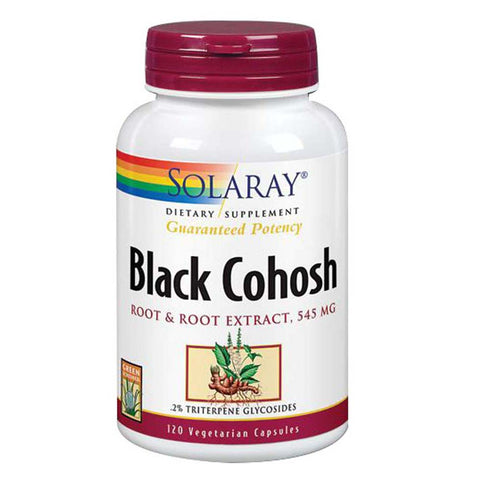 Solaray, Black Cohosh Root Extract, 120 Caps