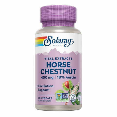 Solaray, Horse Chestnut Seed Extract, 400 mg, 60 Caps
