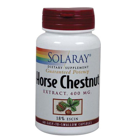 Solaray, Horse Chestnut Seed Extract, 400 mg, 60 Caps