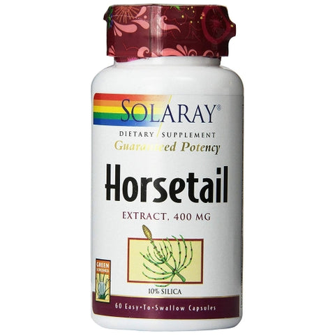 Solaray, Horsetail Extract, 400 mg, 60 Caps