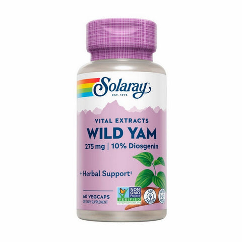 Solaray, Wild Yam Root Extract, 275 mg, 60 Caps