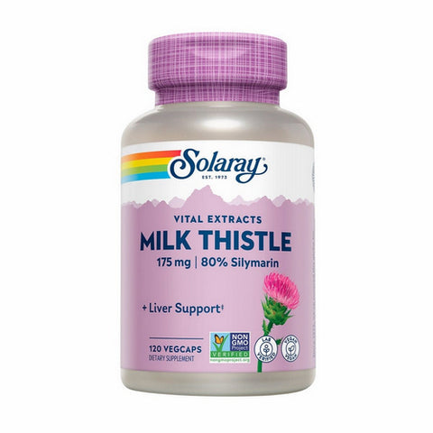 Solaray, Milk Thistle Seed Extract, 175 mg, 120 Caps