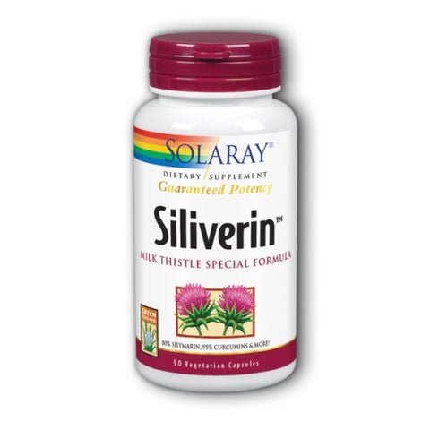 Solaray, Siliverin Milk Thistle Special Formula, 90 Caps
