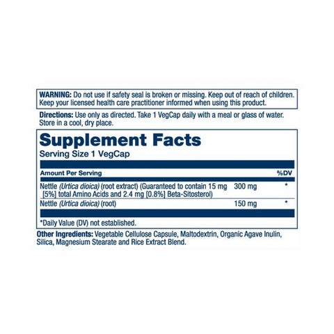 Solaray, Nettle Root Extract, 300 mg, 60 Caps