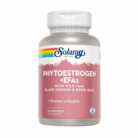 Solaray, PhytoEstrogen Plus EFAs, 60 Softgels