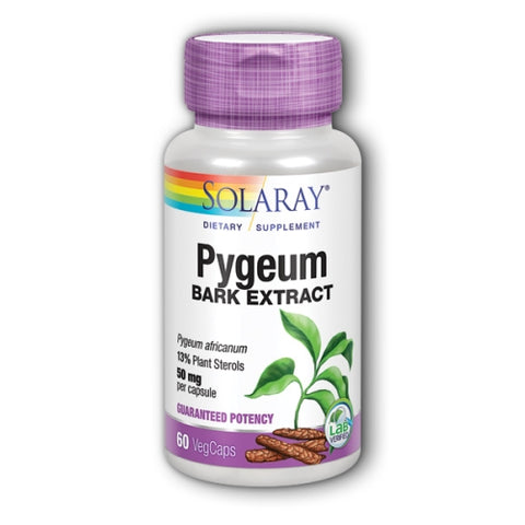 Solaray, Pygeum Bark Extract, 50 mg, 60 Caps