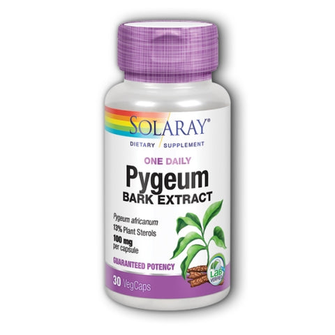 Solaray, Pygeum Bark Extract One Daily, 30 Caps