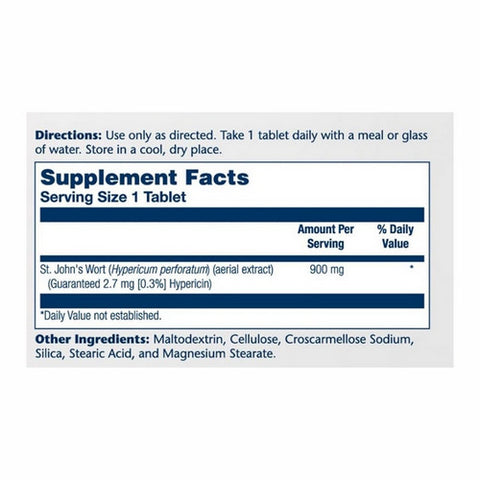 Solaray, St. John's Wort One Daily, 60 Tabs