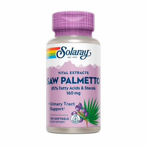 Solaray, Saw Palmetto Berry Extract, 160 mg, 120 Softgels