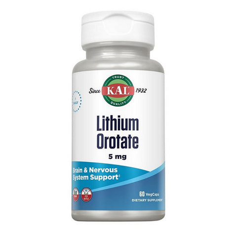 Kal, Lithium Orotate, 5 mg, 60 Caps