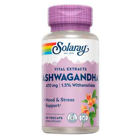 Solaray, Ashwagandha, 60 Caps