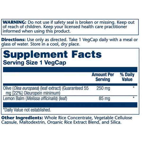 Solaray, Olive Leaf Extract, 250 mg, 60 Caps