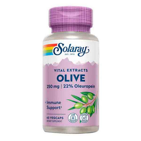 Solaray, Olive Leaf Extract, 250 mg, 60 Caps