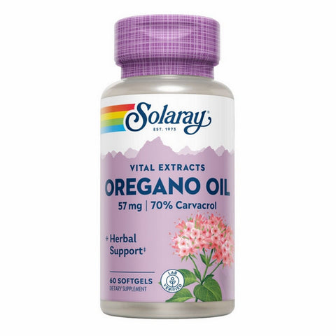 Solaray, Oregano Oil, 60 Softgels