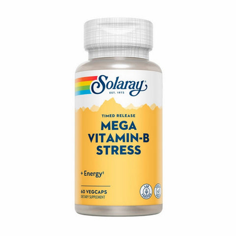 Solaray, Mega B-Stress, 60 Caps