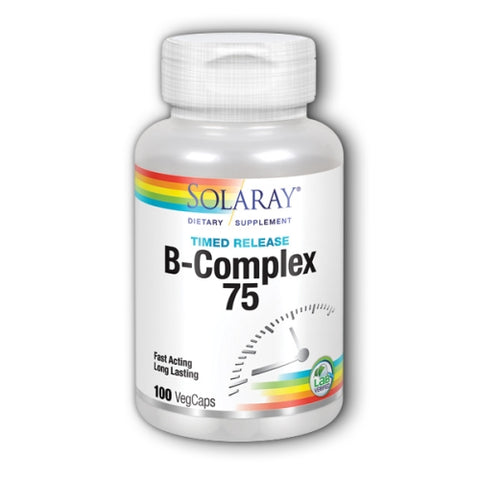 Solaray, B-Complex 75, 100 Caps