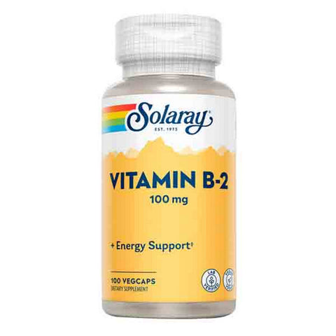 Solaray, Vitamin B-2, 100 mg, 100 Caps