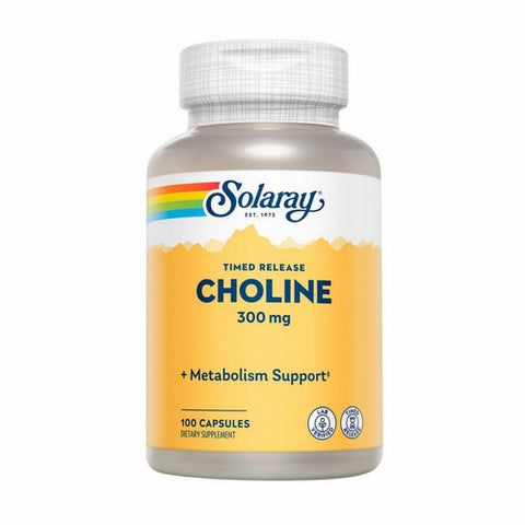 Solaray, Choline, 300 mg, 100 Caps