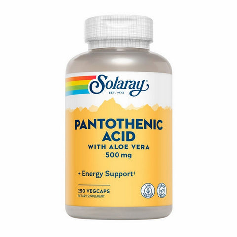 Solaray, Pantothenic Acid, 500 mg, 250 Caps