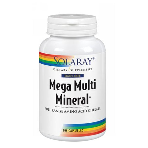 Solaray, Mega Multi Mineral, 100 Caps