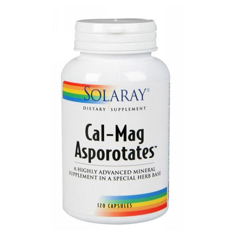 Solaray, Cal-Mag Asporotates, 120 Caps