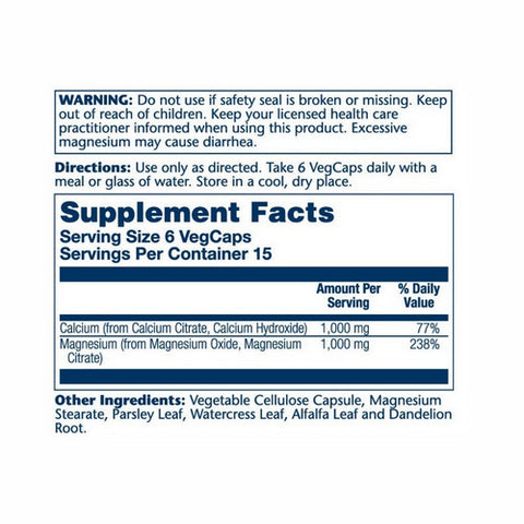 Solaray, Cal-Mag Citrate, 90 Caps