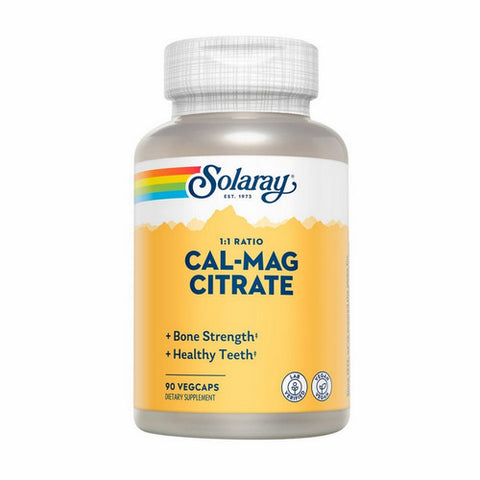 Solaray, Cal-Mag Citrate, 90 Caps