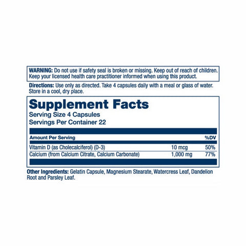 Solaray, Calcium Citrate, 1000 mg, 90 Caps
